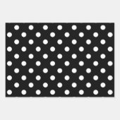 Orange Plaid & Black & White Geschenkpapier Set (Vorderseite 2)