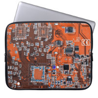 Orange-Platine für Computergeek-Schaltkreise