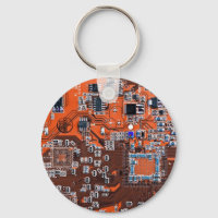 Orange-Platine für Computergeek-Schaltkreise