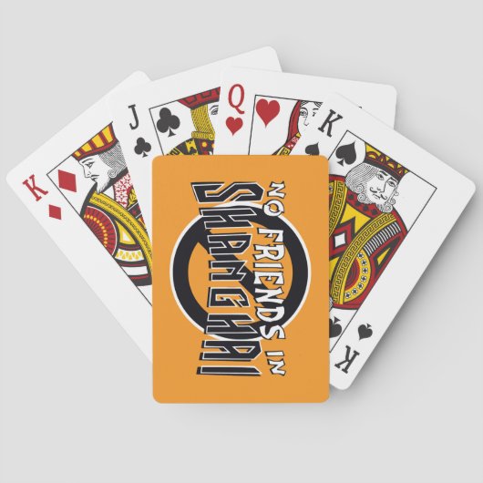 ORANGE Playing Cards für Shanghai Rummy Spielkarten (Rückseite)