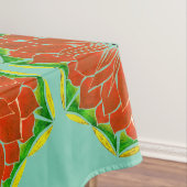 ORANGE POINSETTIA Entwurf Tischdecke (Beispiel)