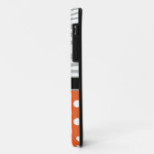 Orange Polka Dot verblasste Zebra Print iPhone 5 F Case-Mate iPhone Hülle (Hinten/Links)