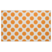 Orange Polka Dots on White Stoff (Fat Quarter (45,7 x 55,9 cm))