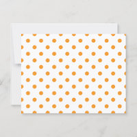 Orange Polka Dots