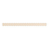 Orange Polka Dots Preppy Multi Ripsband (Vorderseite)