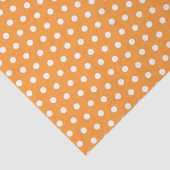 Orange Polka Dots Seidenpapier (Ausschnitt)