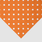 Orange Polka Dots Tissue Paper Seidenpapier (Ausschnitt)