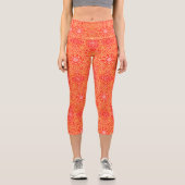 Orange Pop Capri Leggings (Vorderseite)