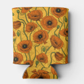 Orange Poppies Dosenkühler (Rückseite)