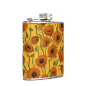 Orange Poppies Flachmann (Rechts)