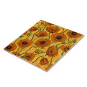 Orange Poppies Fliese (Seite)