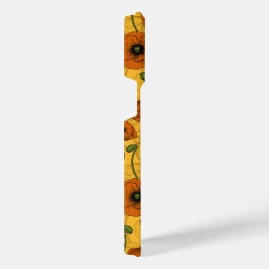 Orange Poppies iPhone Hülle (Rechte Seite)