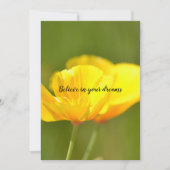 Orange Poppies Karte (Vorderseite)