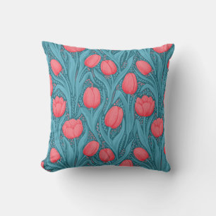 Orange Poppies Kissen