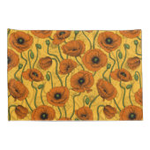 Orange Poppies Kissenbezug (Rückseite-Rechts)