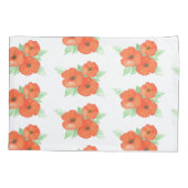 Orange Poppies Kissenbezug (Rückseite)