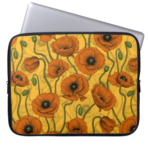 Orange Poppies Laptopschutzhülle