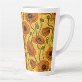Orange Poppies Milchtasse (Rechts)