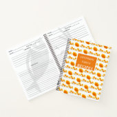 Orange Poppies Recipes Spiral Notebook Notizblock (Innenseite)