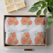 Orange Poppies Seidenpapier (Geschenk)