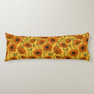 Orange Poppies Seitenschläferkissen
