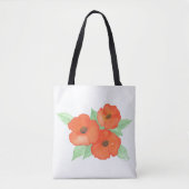 Orange Poppies Tasche (Vorderseite)