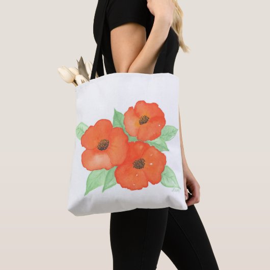 Orange Poppies Tasche (Von Nahem)