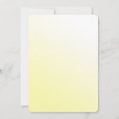 Orange Poppies Wedding Einladung (Rückseite)