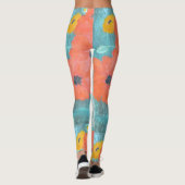 Orange Poppy Leggings (Rückseite)