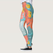 Orange Poppy Leggings (Links)