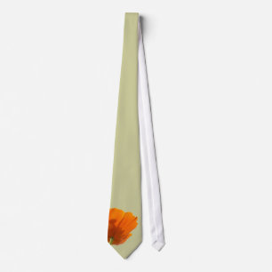Orange Poppy Men's Wedding Krawatte