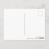 Orange Poppy Postkarte (Rückseite)