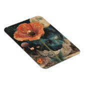 Orange Poppy Under Moonlight Magnet (Rechte Seite)