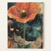 Orange Poppy Under Moonlight Planer (Rückseite)