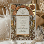 Orange Poppy Wedding Foil Art Nouveau Mucha Folieneinladung<br><div class="desc">Art Nouveau Vintage Hochzeit Einladungen von Alphonse Mucha in einem floralen, romantischen und whimsical Design. Viktorianische Schnörkel ergänzen klassische Deko-Schriftart. Bitte geben Sie Ihre persönlichen Informationen ein, und Sie sind fertig. Wenn Sie das Design weiter ändern möchten, klicken Sie einfach auf den blauen Button "Anpassen". Vielen Dank, dass Sie mein...</div>
