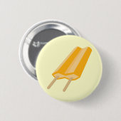Orange Popsicle Button (Vorne & Hinten)