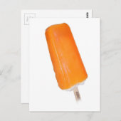 Orange Popsicle Postkarte (Vorne/Hinten)