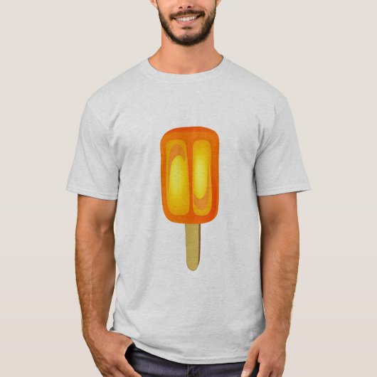 Orange Popsicle-Shirt T-Shirt (Vorderseite)