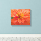 Orange Portulaca Leinwanddruck (Insitu (Holzboden))