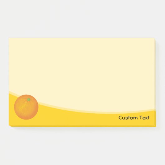 Orange Post-it Klebezettel (Vorderseite)