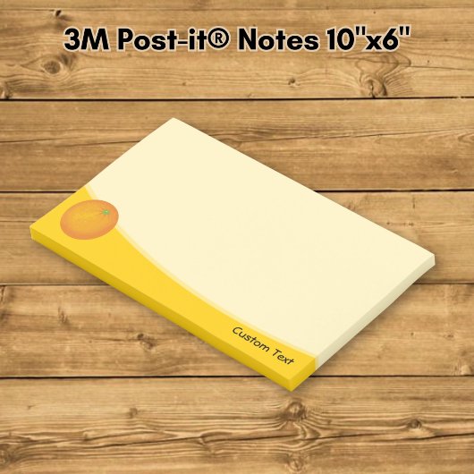 Orange Post-it Klebezettel