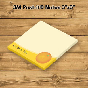 Orange Post-it Klebezettel