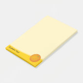 Orange Post-it Klebezettel (angewinkelt)