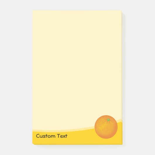 Orange Post-it Klebezettel (Vorderseite)