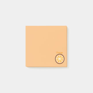 Orange Post-it Klebezettel
