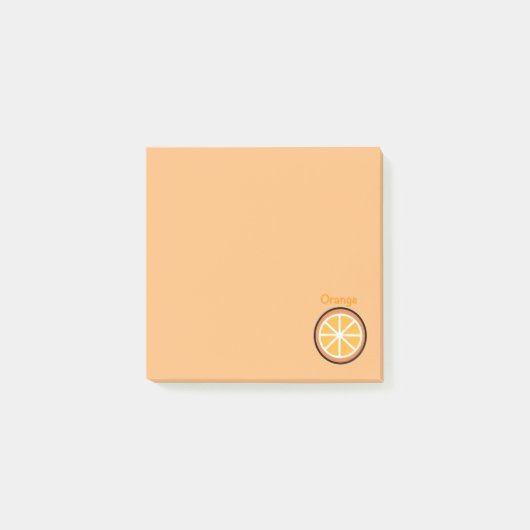 Orange Post-it Klebezettel (Vorderseite)