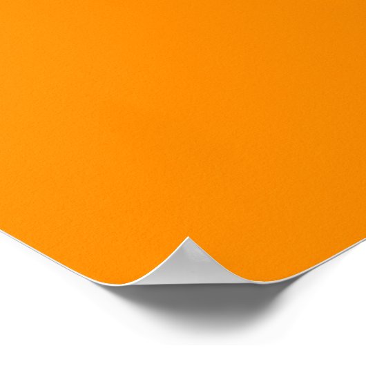 Orange  poster (Ecke)