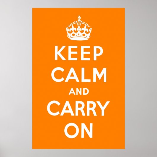 Orange Poster (Vorne)