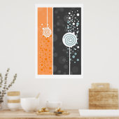 Orange Poster (Küche)