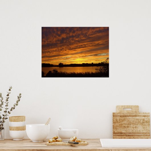Orange Poster (Küche)